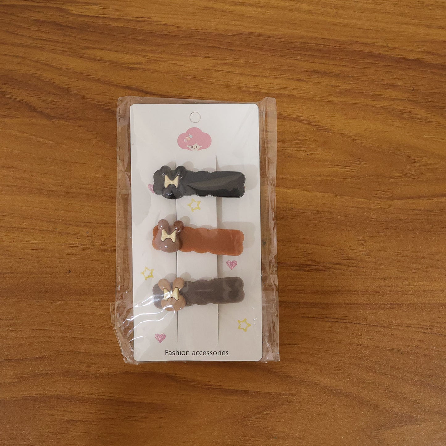 Cute Character Bow Hair Clip Set for Girls - Pack of 3 - Happy Price - Image 7
