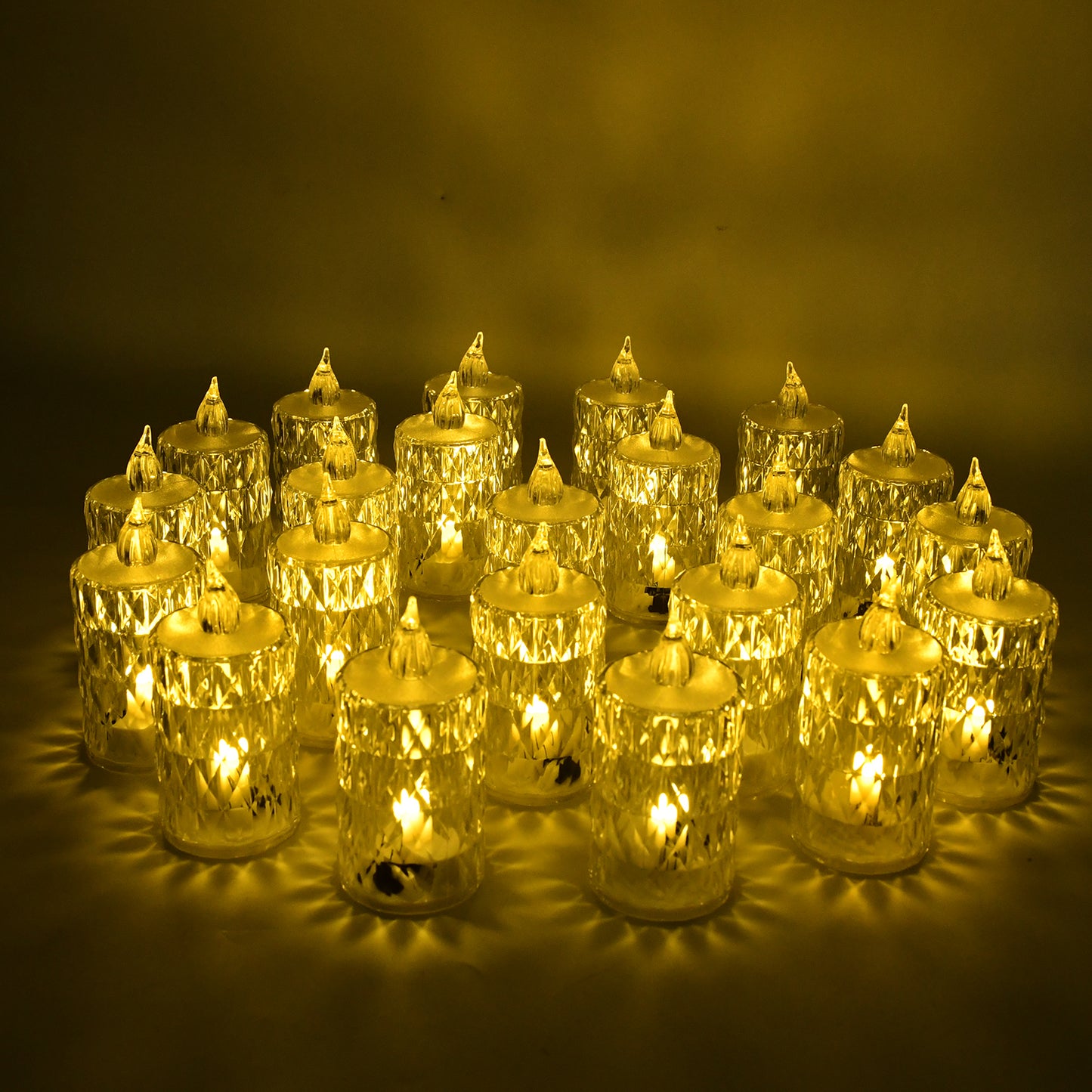 Flameless And Smokeless Decorative Candles Led Tea Light Diwali (24 Pcs Set) - Happy Price - Image 4