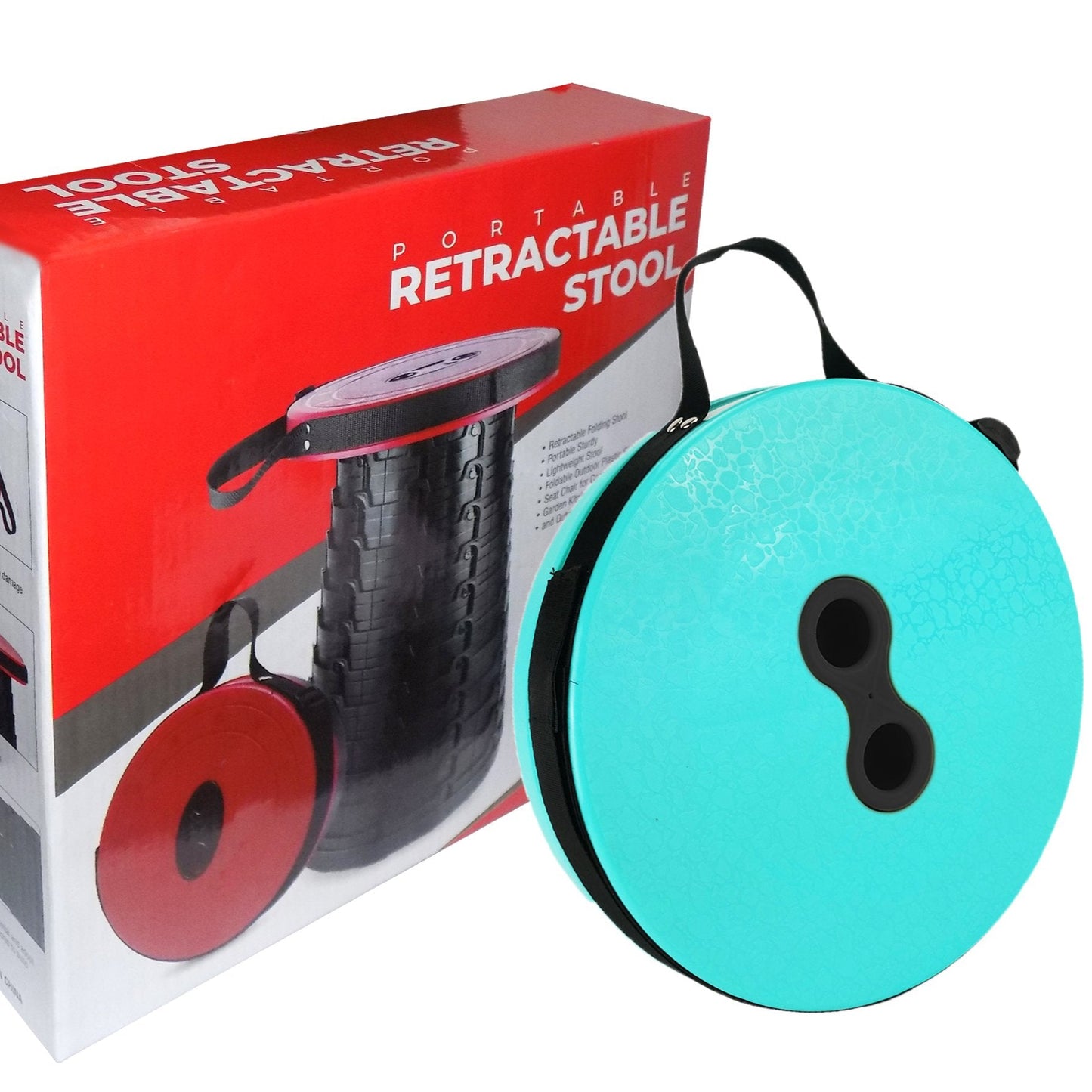 Foldable Height Adjusting Stool Space Saving Telescopic Stool - Happy Price - Image 1