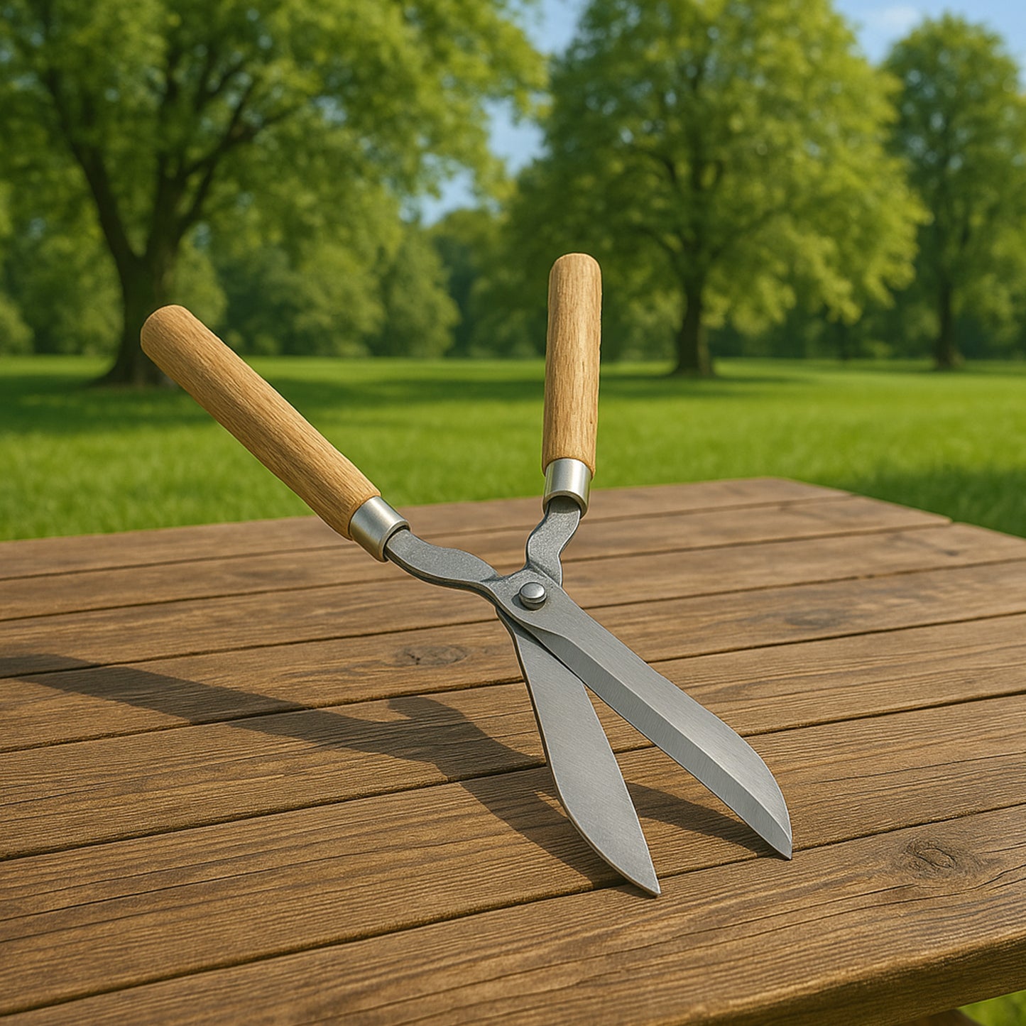 Heavy-duty B Grade Hedge Shear With Wooden Handle - Happy Price - Image 4