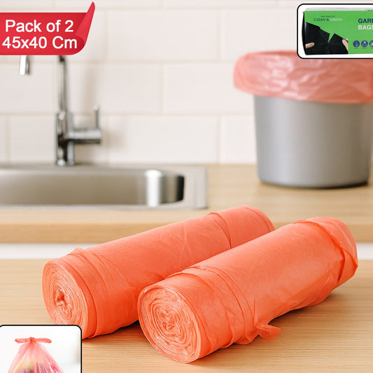 Small Garbage Bags - 45x40 cm, Pack of 2 Rolls - Happy Price - Image 1