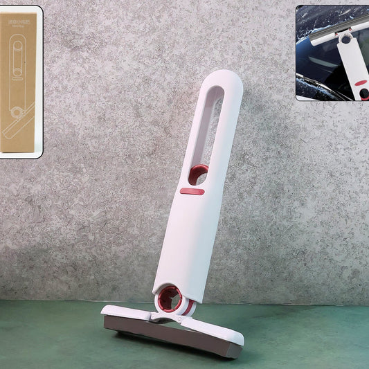 2-in-1 Rotating Head Glass Wiper Squeegee - 1 Pc - Happy Price - Image 1