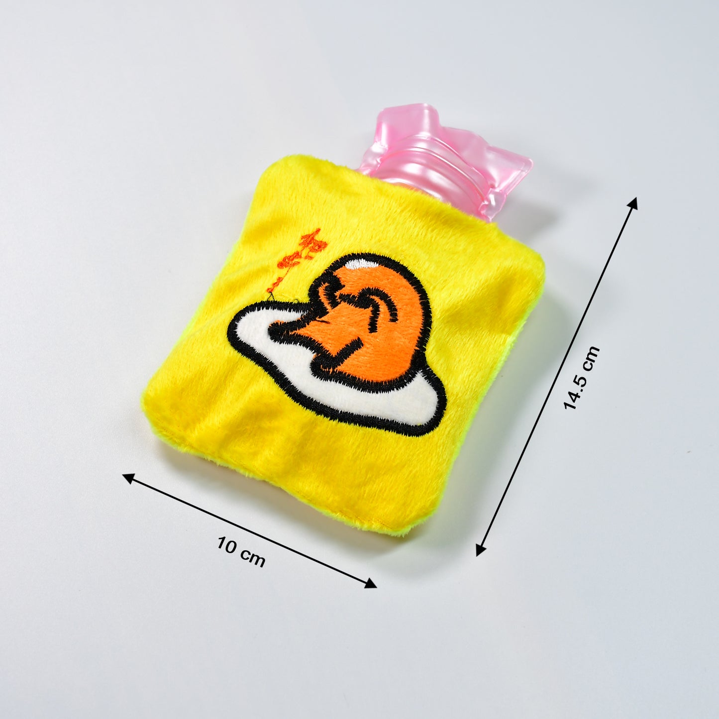 Yellow Duck Head Small Hot Water Bag With Cover For Pain Relief Neck Shoulder Pain And Hand Feet Warmer Menstrual Cramps. - Happy Price - Image 4