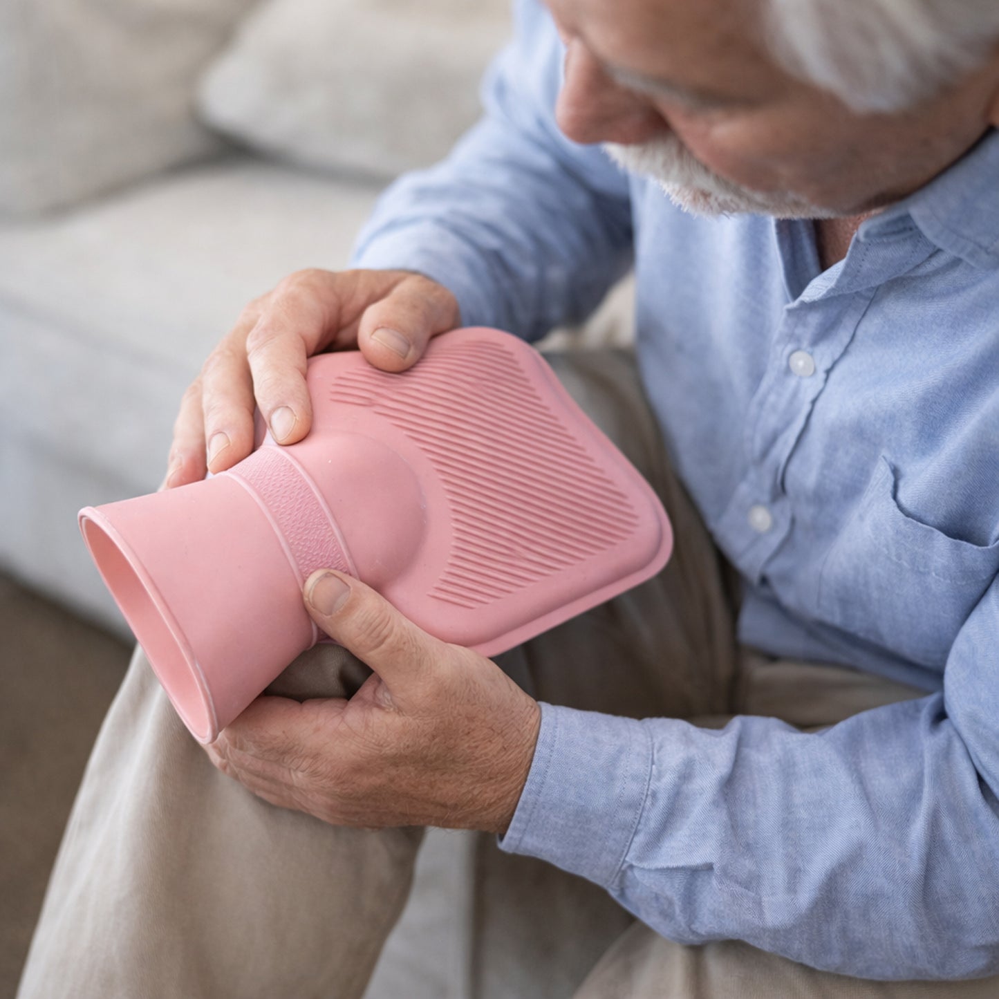 Reusable Hot Water Bag for Pain Relief & Warm Compress Therapy (1 Pc) - Happy Price - Image 3