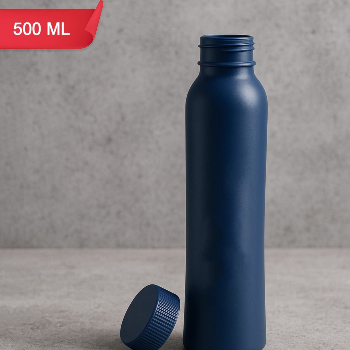 Premium Reusable Water Bottle With Screw Cap (500ml  1 Pc) - Happy Price - Image 1