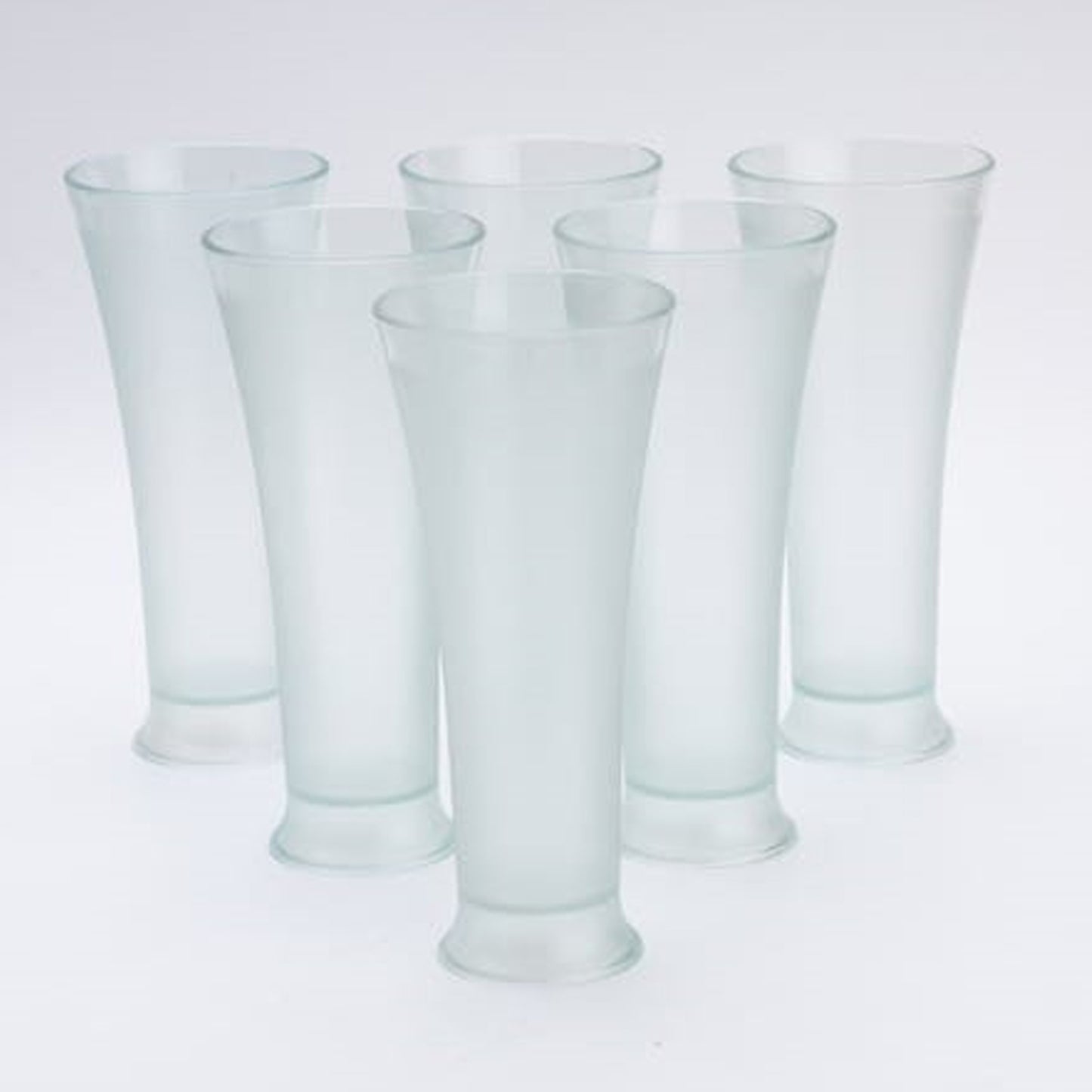 High Quality Faluda Ice Cream Juicer And Water Glasses Set Of 6 Transparent Drinking Water Glasses Stylish Glasses For Faluda Water Juice Glass Set Of 6 Pcs (300 Ml Approx) - Happy Price - Image 4