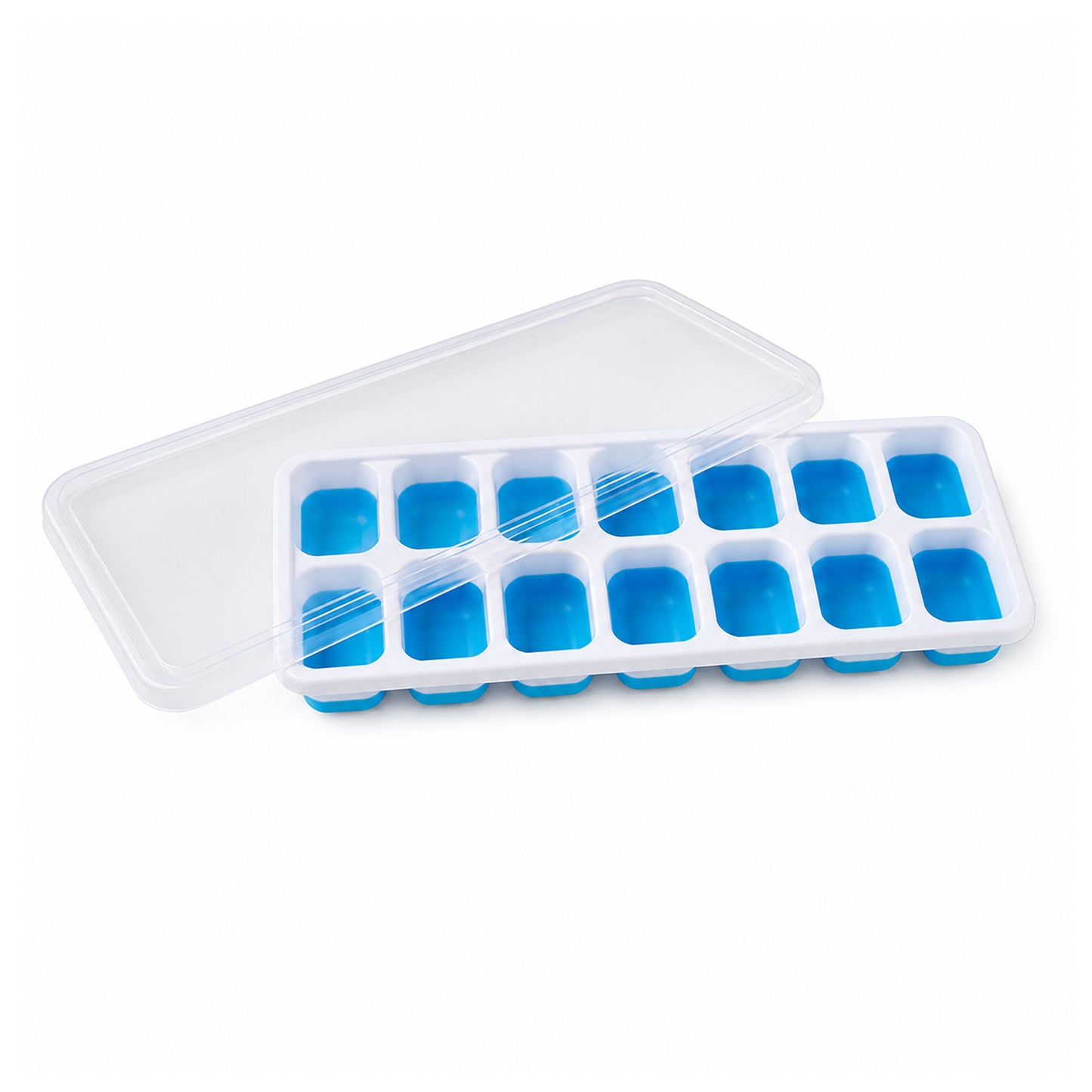 Plastic Ice Cube Tray with Lid - 14 Grids, 1 Pc - Happy Price - Image 4