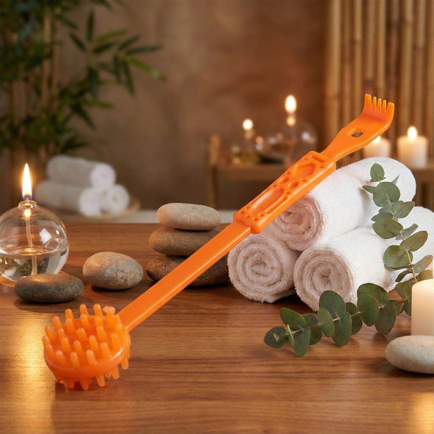 Long Handle Body Massager Roller Stick (1 Pc) for Full Body Relaxation - Happy Price - Image 2