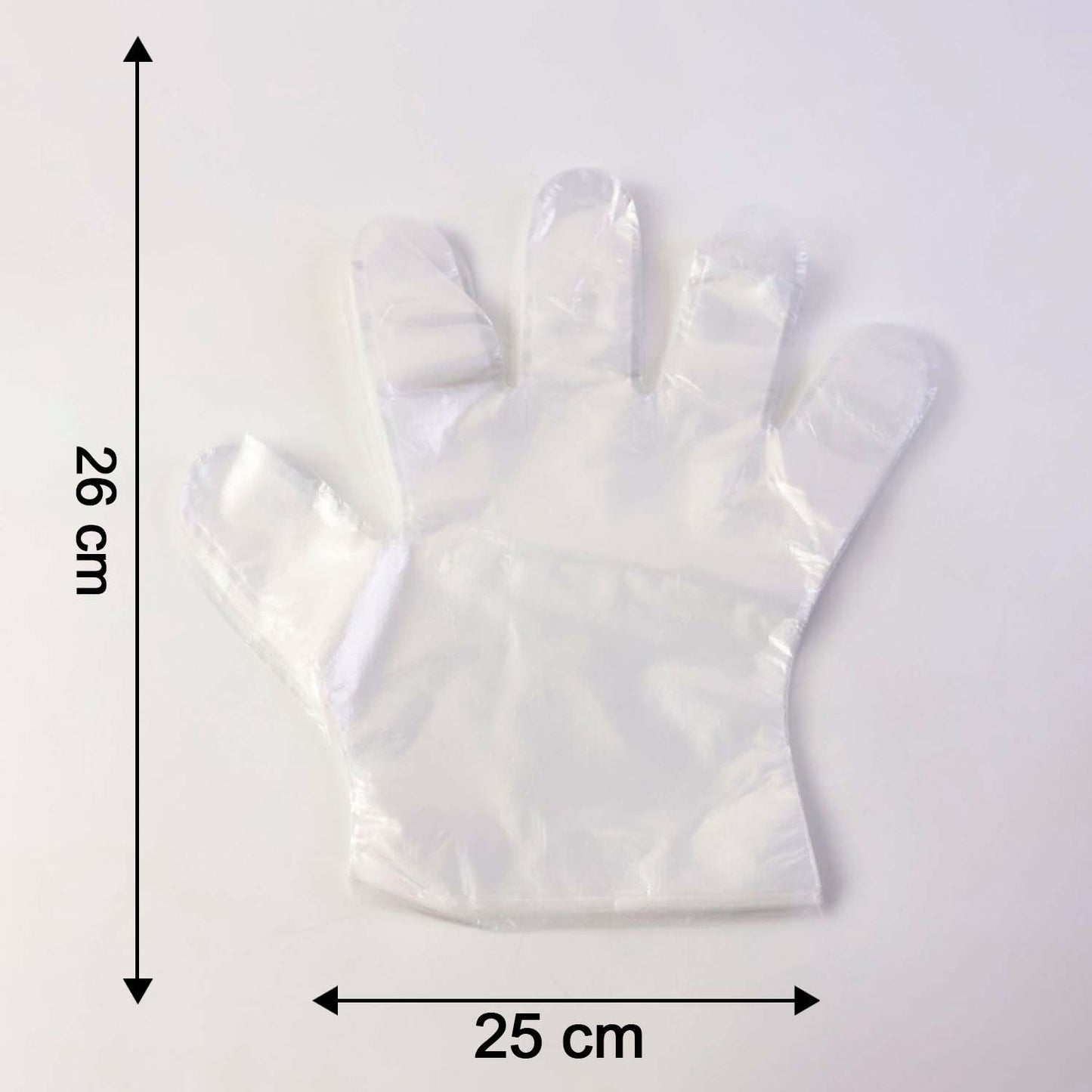 50 Pcs Clear Disposable Gloves for Food Handling & Cleaning - Happy Price - Image 3