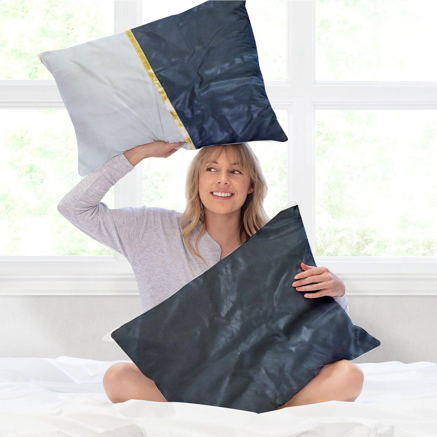 Pillow Covers Couch Pillows Cover Soft Pillow Covers (1 Pc  60  60 Cm) - Happy Price - Image 3