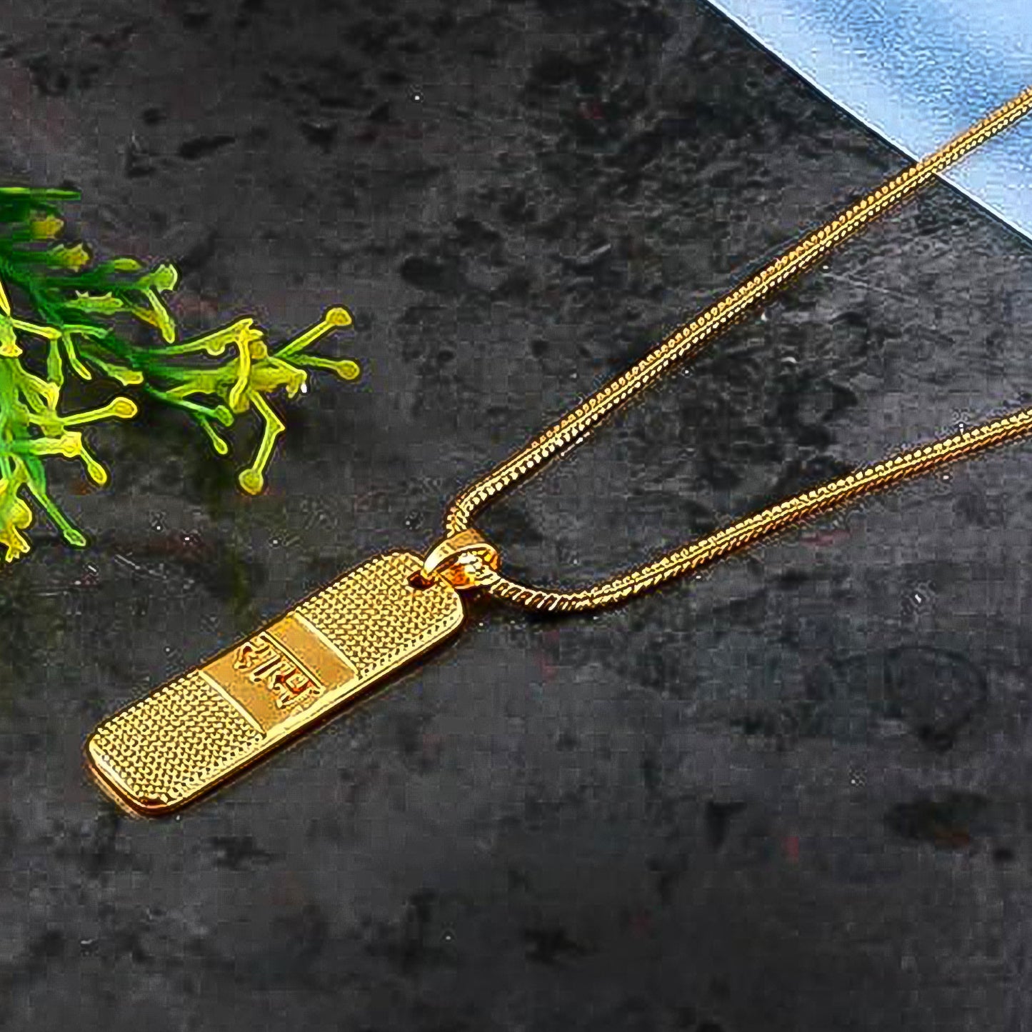 Golden Ram Naam Locket With Chain (1 Pc) - Happy Price - Image 7