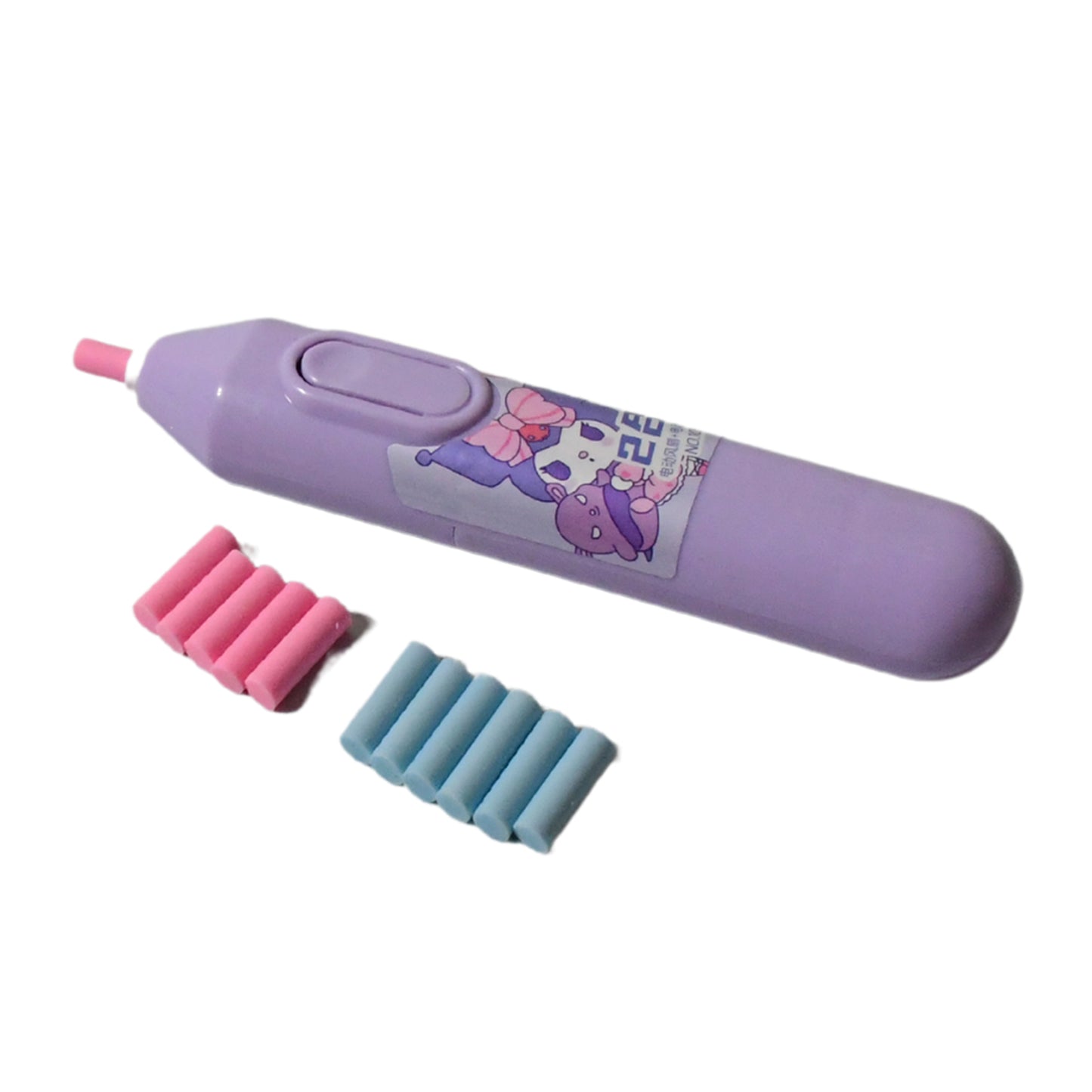 Electric Eraser Kit Automatic Pencil Eraser Battery Operated With 10 Eraser Refills Suitable For Use With Graphite Pencils Drawing Painting Sketching Drafting Supplies Stationery Child Gifts (Battery Not Included) - Happy Price - Image 6