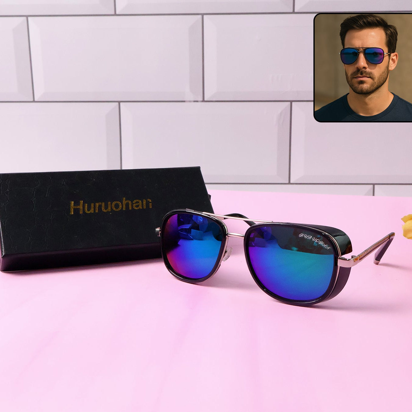 Stylish Polarized Aviator Sunglasses for Men & Women (1 Pc) - Happy Price - Image 1