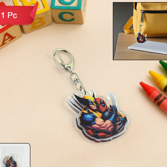 Cartoon Character Acrylic Keychain For  (1 Pc) - Happy Price - Image 1