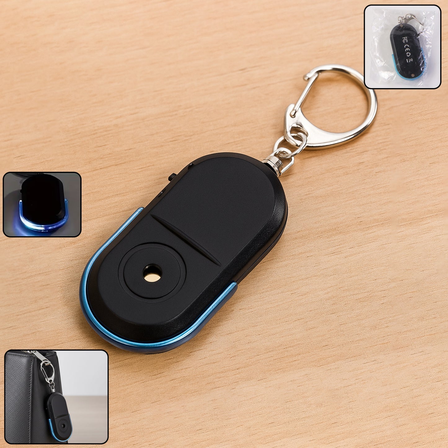 Loud Personal Safety Alarm Keychain with LED Light - 1 Pc - Happy Price - Image 2