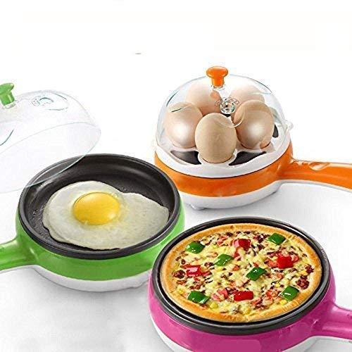 2150 Multi Functional Electric 2 In 1 Egg Frying Pan With Egg Boiler Machine Measuring Cup With Handle - Happy Price - Image 4