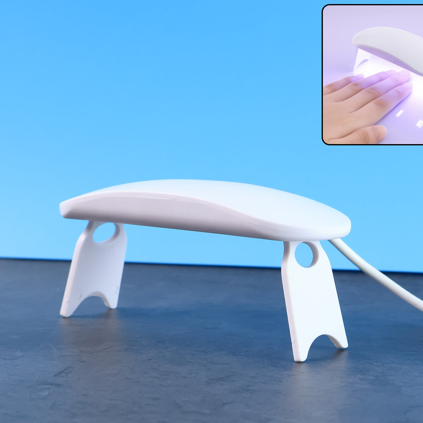 Mini Portable Uv Led Nail Lamp For Gel Nail Polish Curing (1 Pc) - Happy Price - Image 1