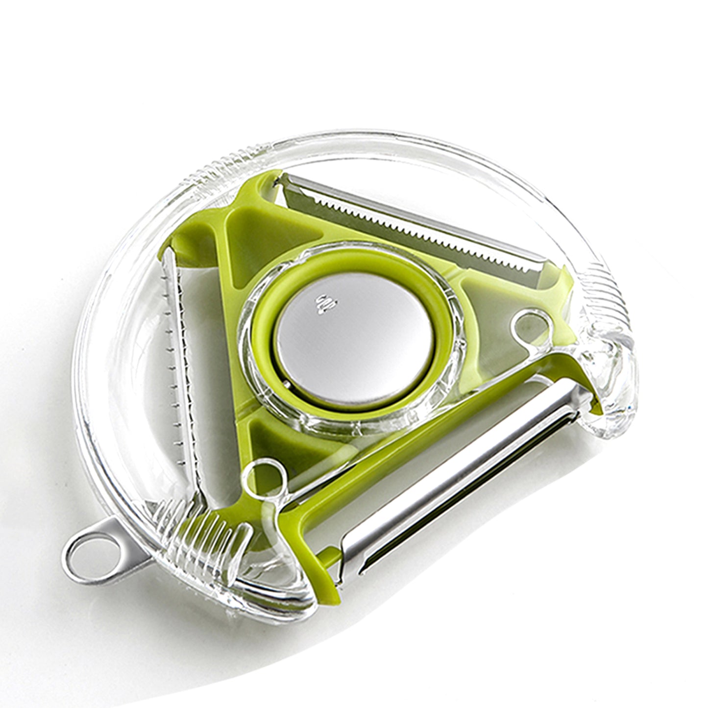 Multi-Blade Rotary Vegetable Peeler & Slicer for Kitchen Use - Happy Price - Image 5