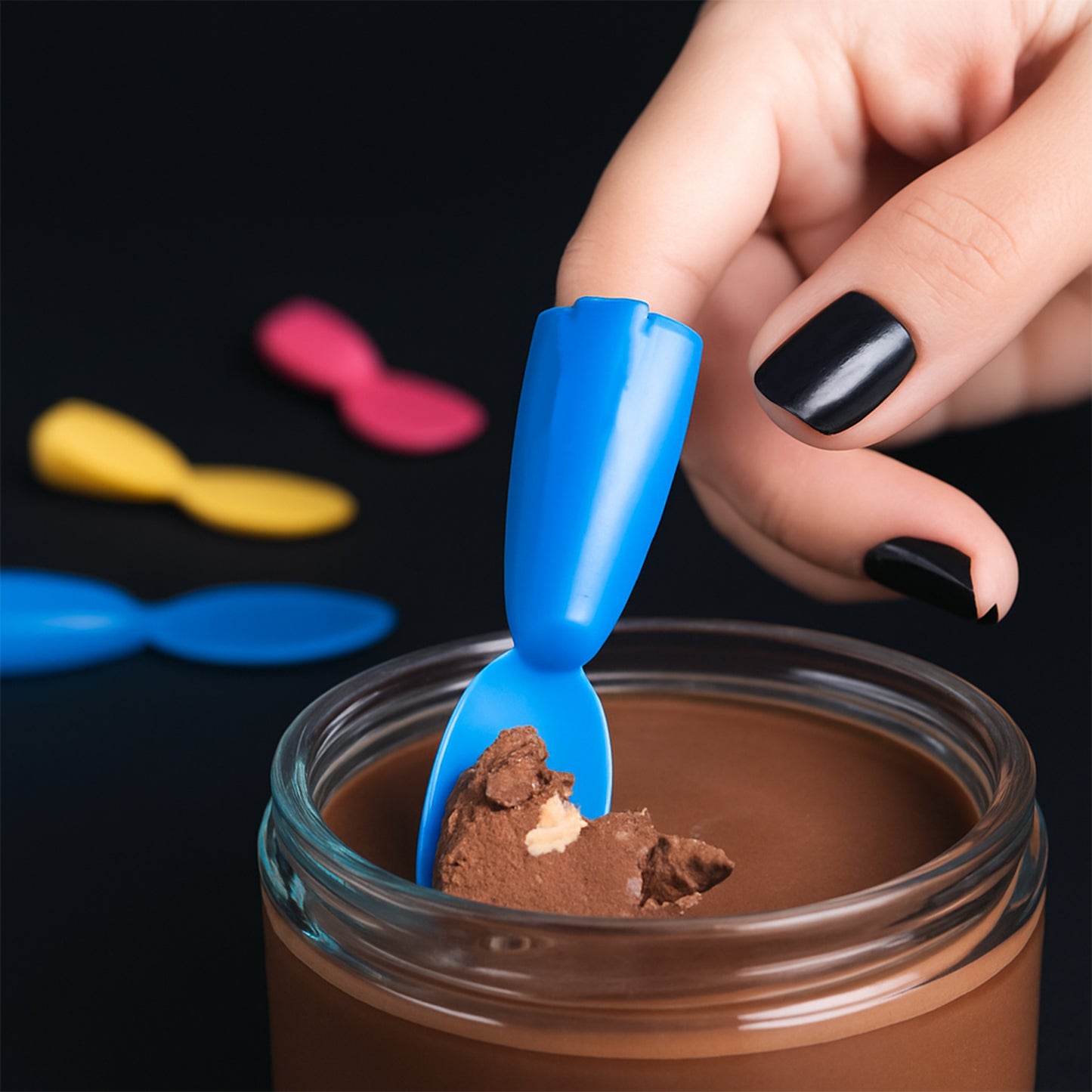 Mini Finger Spoon Toy (1 Pc) - Pretend Play Kitchen Accessory - Happy Price - Image 4