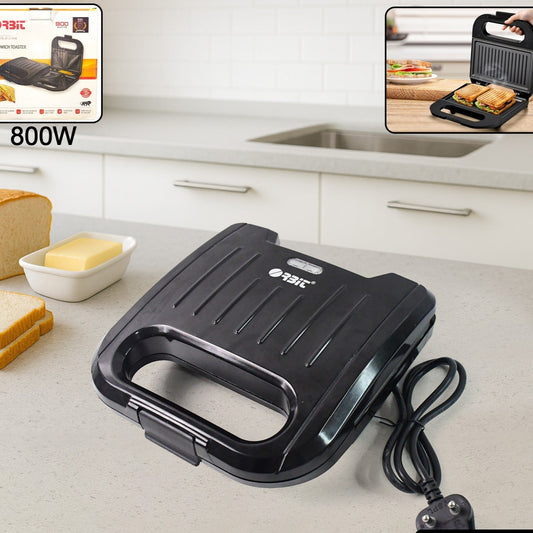 Orbit 800W Sandwich Maker with Non-Stick Plates - Quick Toasting - Happy Price - Image 1