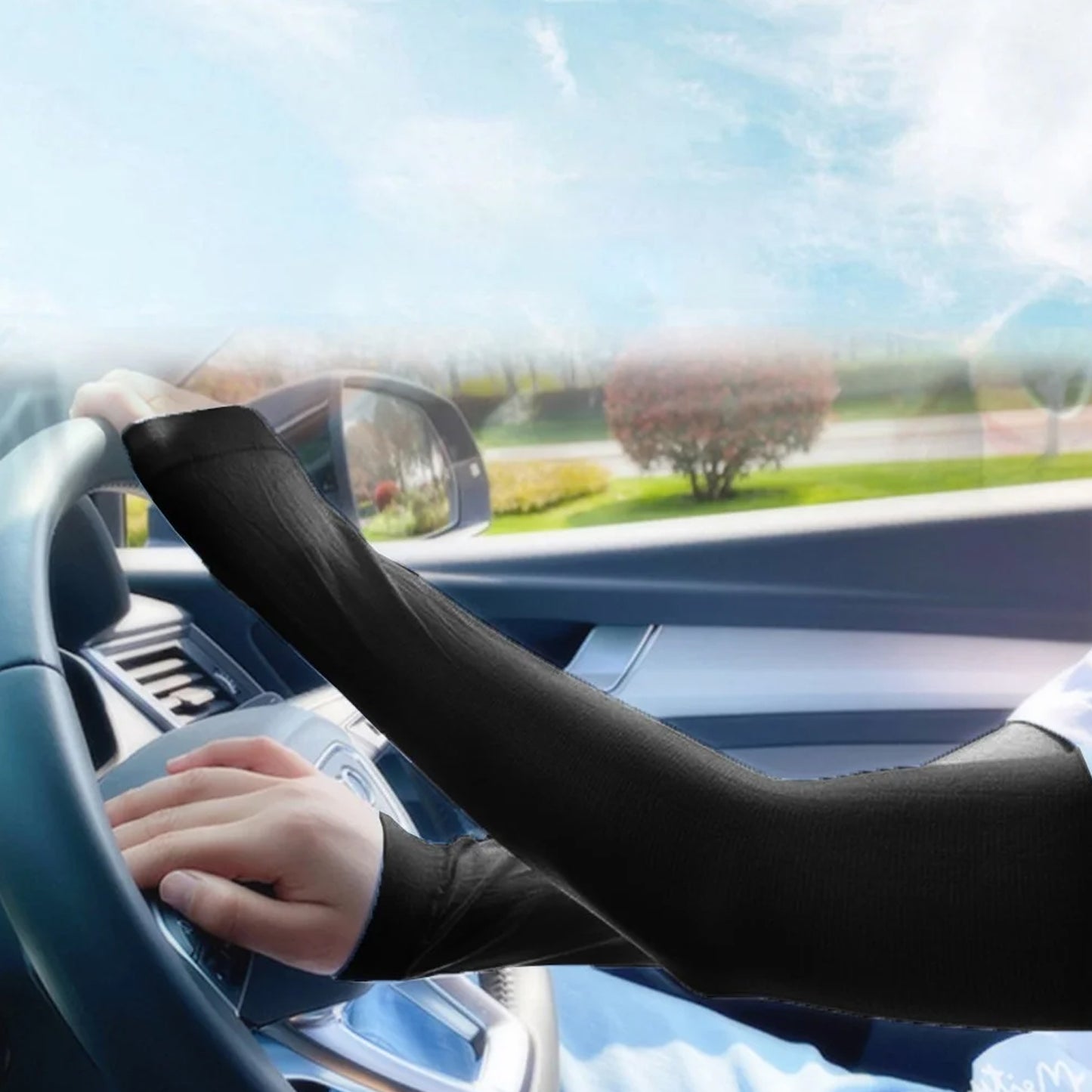 Stretchable Elbow Compression Sleeves (1 Pair) for Joint Support & Comfort - Happy Price - Image 3