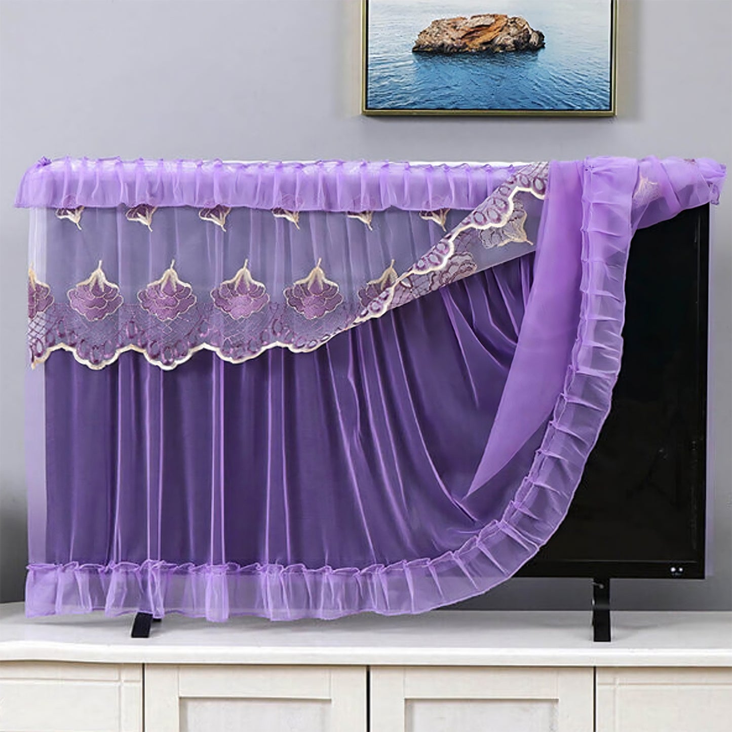 Dustproof Cover For Indoor Tv Screen Protector Cloth Cover (32 Inch) - Happy Price - Image 6