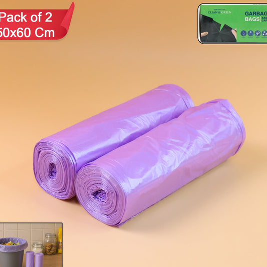 Durable Garbage Bags 50x60 Cm - 2 Rolls for Home & Office - Happy Price - Image 1