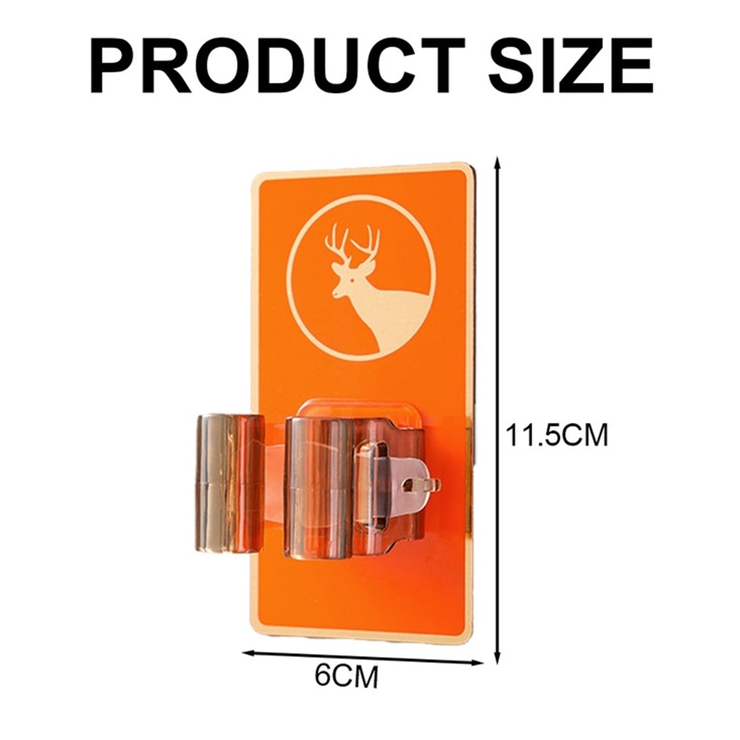 Wall Mounted Mop Holder Clip Bathroom And Kitchen Broom Holder (1 Pc)