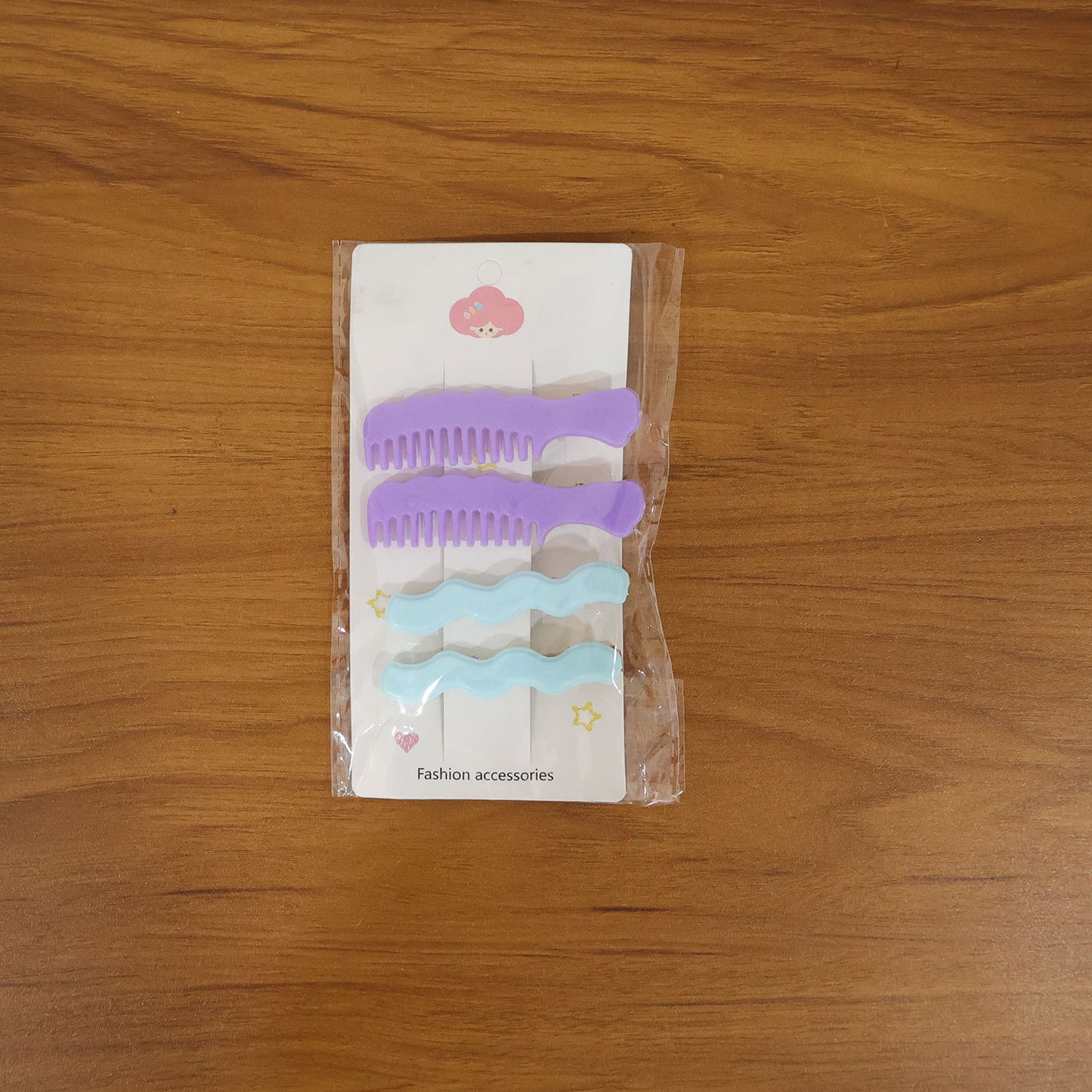 4 Pc Comb Style Hair Clips Set for Women & Girls - Secure Grip Styling Pins - Happy Price - Image 7