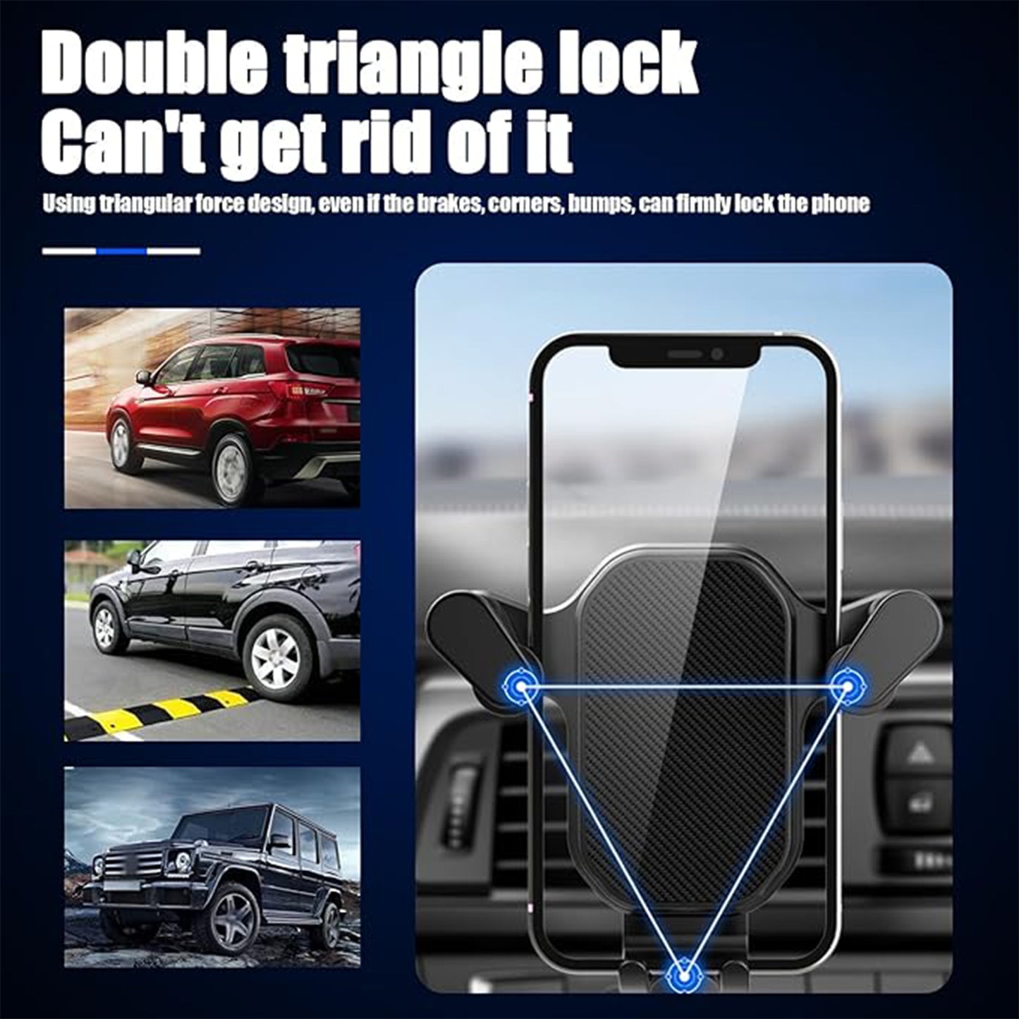 Universal Air Vent Gravity Car Phone Holder Mount (1 Set) - Happy Price - Image 2