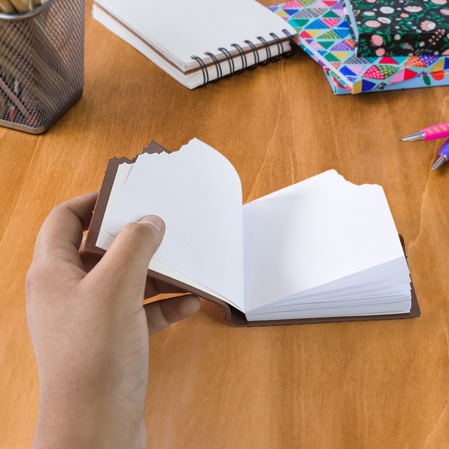 Chocolate Dairy Notebooks Original Chocolate Smell  Writing Practice Book Early Learning Copybook Premium Chocolate Book ( 1pc Book ) - Happy Price - Image 4