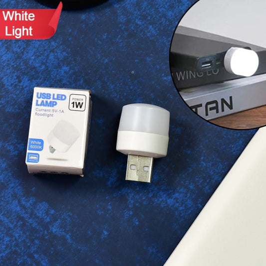 Usb Led Lamp Night Light Plug In Small Led Nightlight Mini Portable For Pc And Laptop. - Happy Price - Image 1