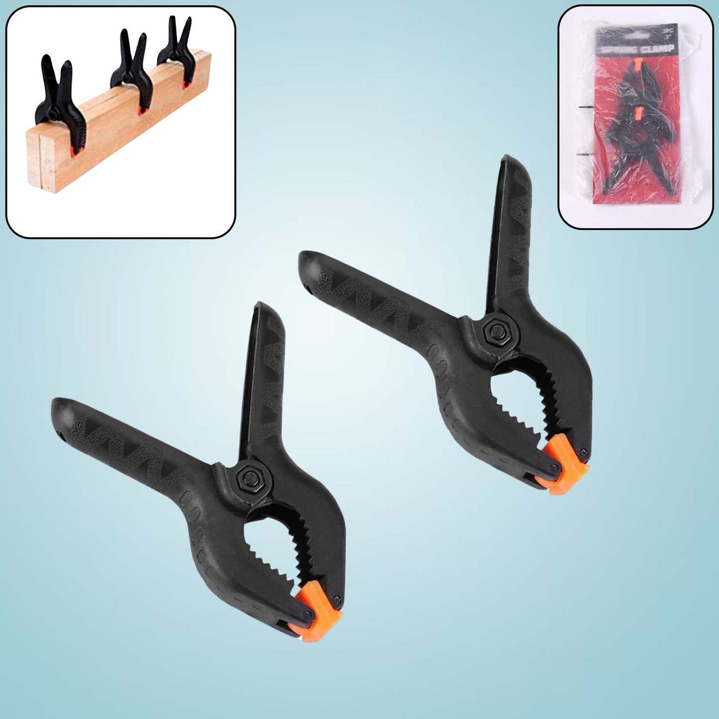 3 Inch Heavy Duty Clips Clamp Spring Clamps Clip Fixture (2 Pc Set) - Happy Price - Image 5