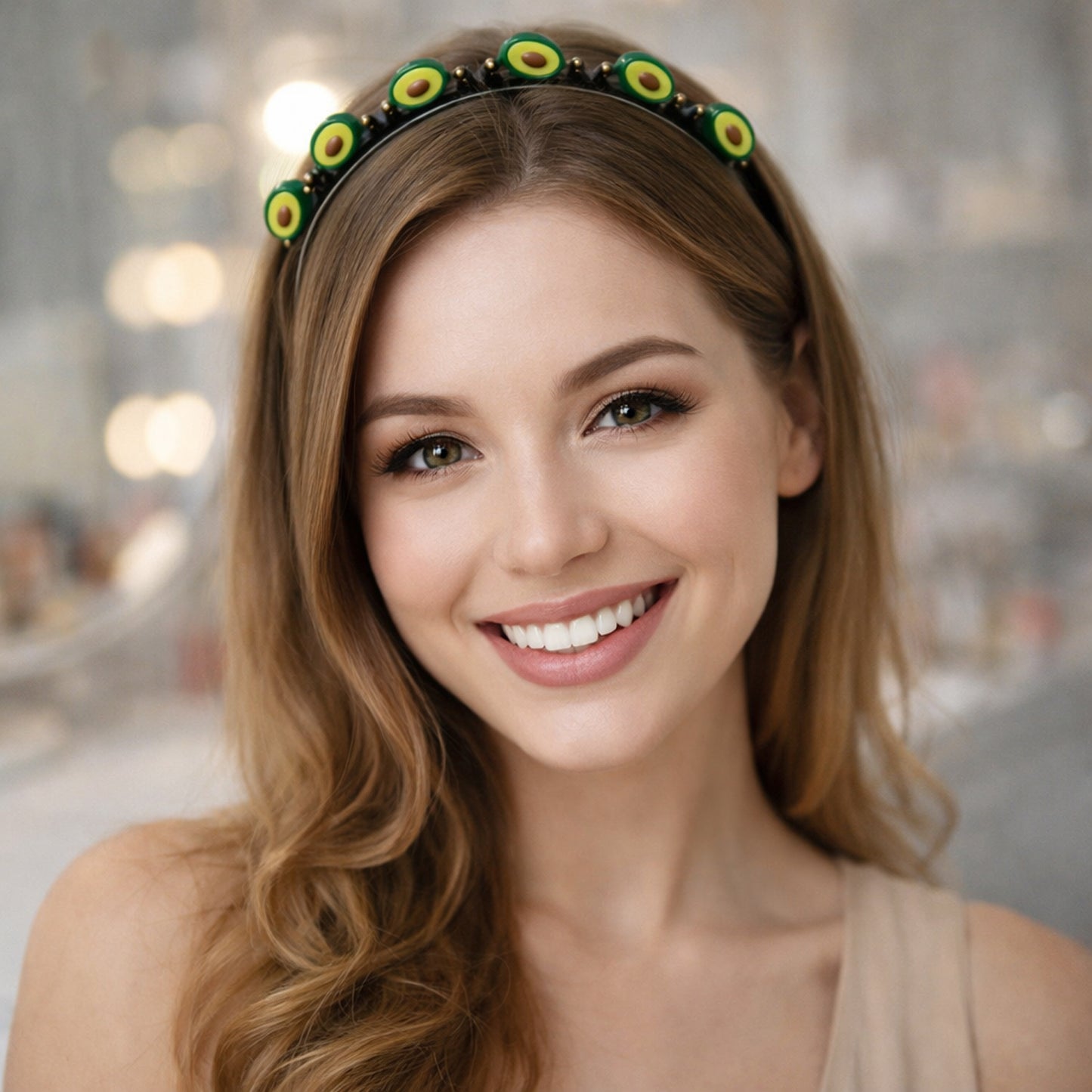 Stylish Decorative Hair Band With Cute Fruit Design (1 Pc)