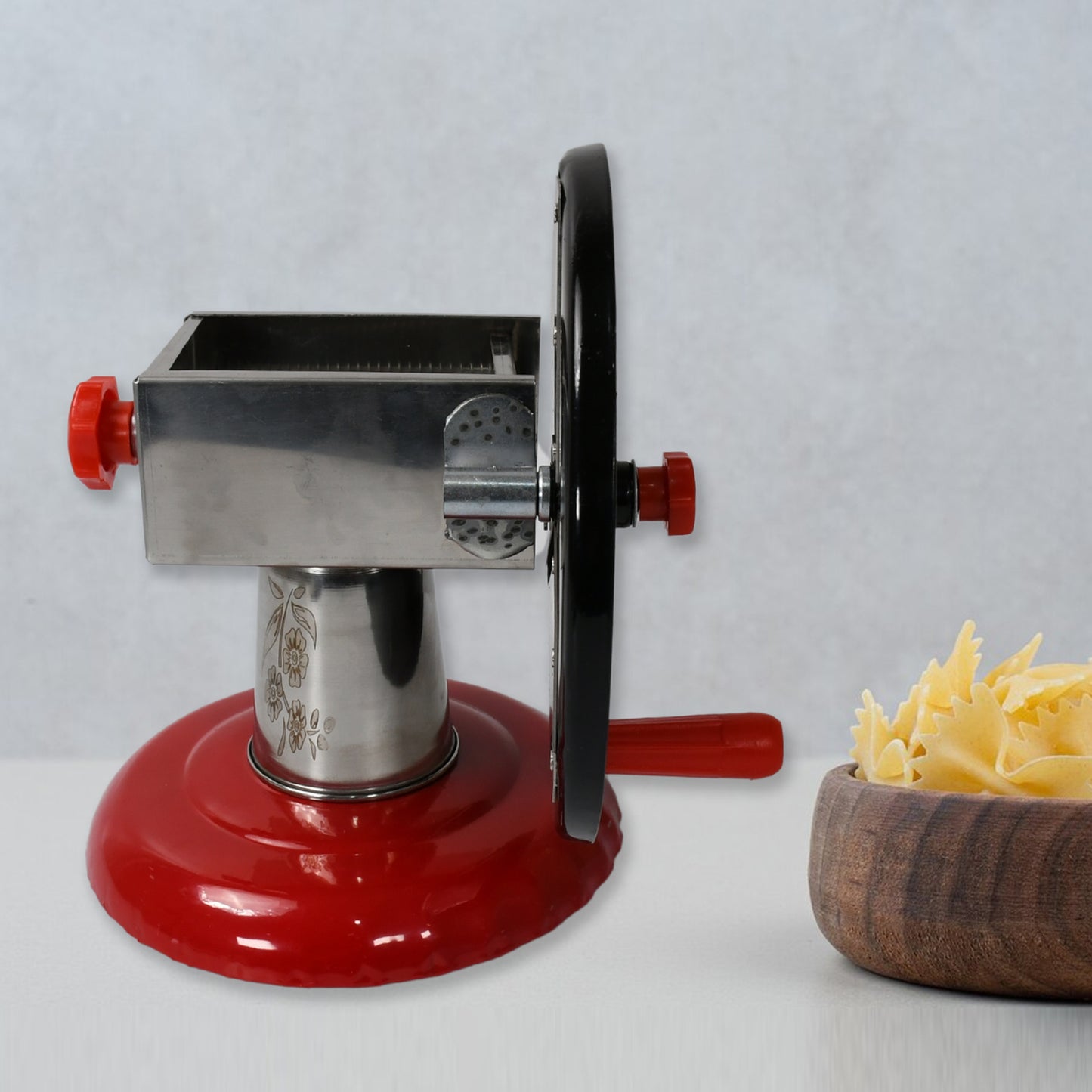 Stainless Steel Chips Maker And Vegetable Slicer For Kitchen Potato Slicer Graters And Chippers. Chips Maker Is Suitable For Vegetable Cuttings. Chips Maker Consist Hard Coated Iron Wheel And Stand. - Happy Price - Image 6