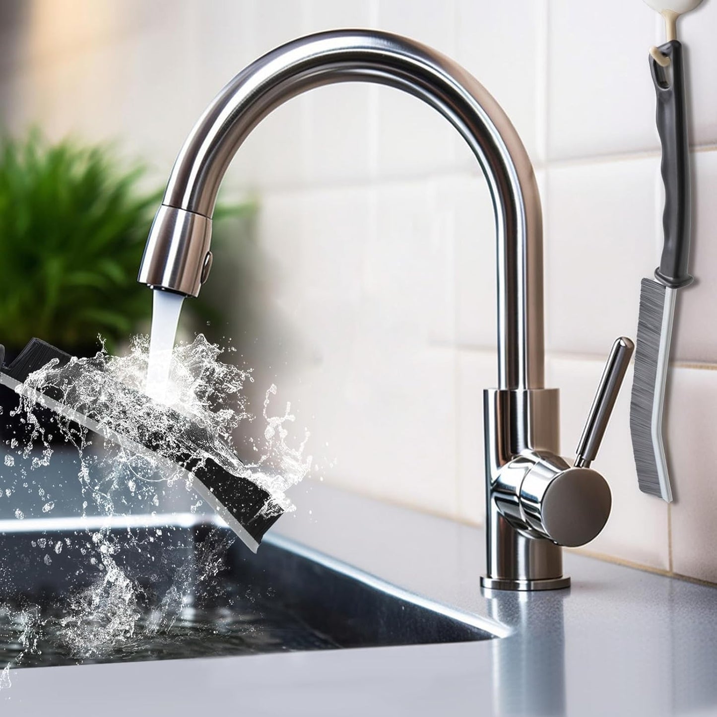 Multifunctional Crevice Cleaning Brush Gap Cleaning Brush (1 Pc  23 Cm) - Happy Price - Image 2