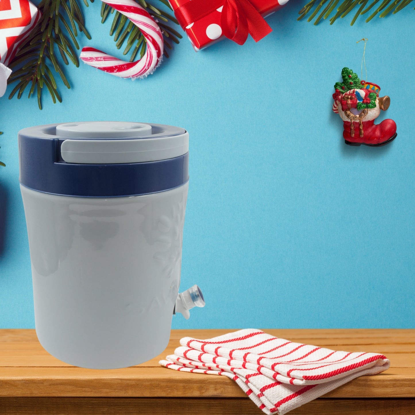 Insulated Plastic Water Rover Jug With A Sturdy Handle Water Jug Camper With Tap Plastic Insulated Water Water Storage Cool Water Storage For Home  Travelling (2500ml 7500ml 12000ml) - Happy Price - Image 5