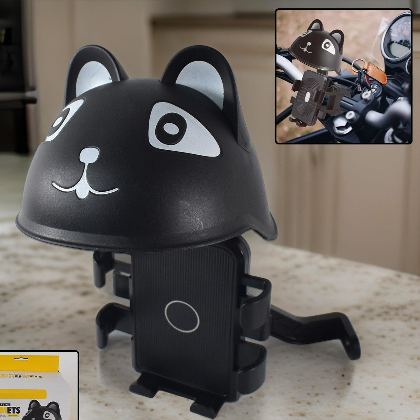 Bicycle & Motorcycle Handlebar Sun Visor with Phone Mount - Happy Price - Image 1