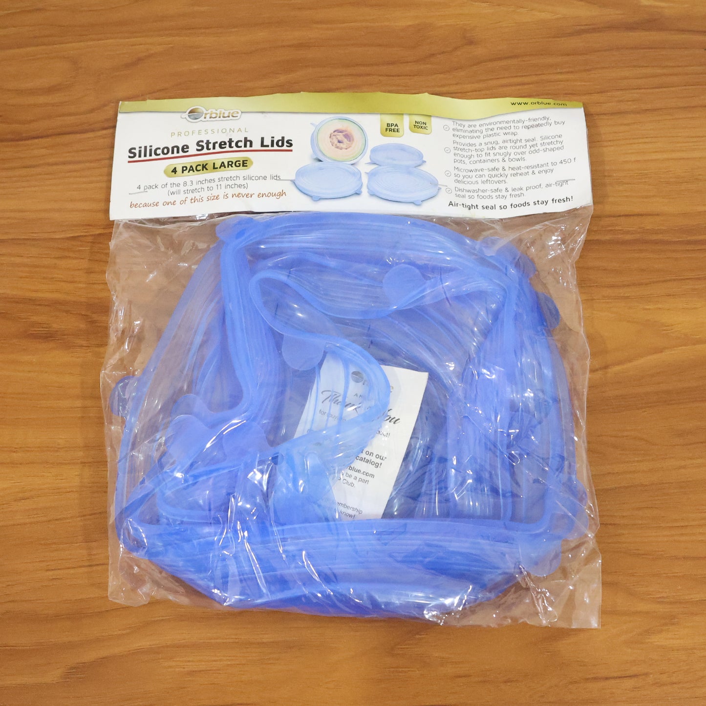 Set of 4 Reusable Silicone Stretch Food Lids for Bowls & Containers - Happy Price - Image 7