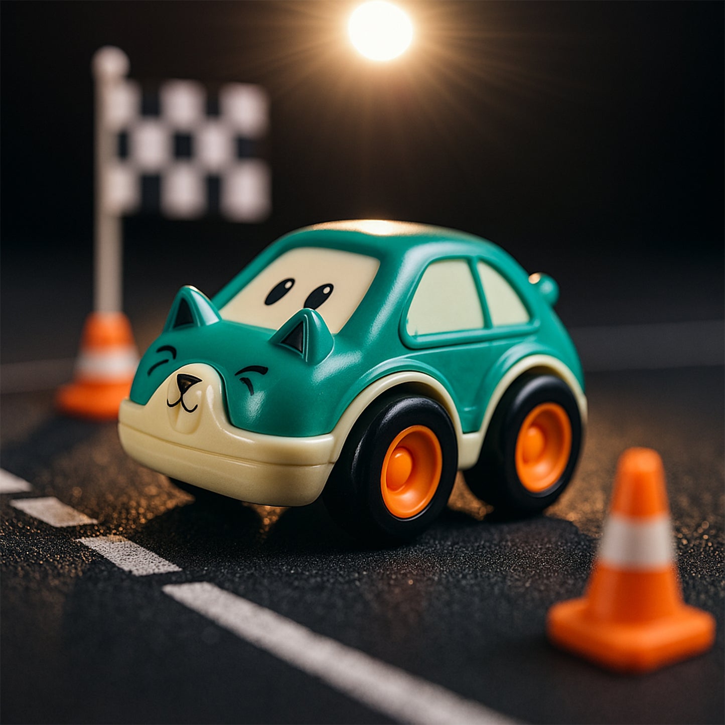 4 Pc Cartoon Animal Pull-Back Toy Car Set for Kids - Happy Price - Image 5