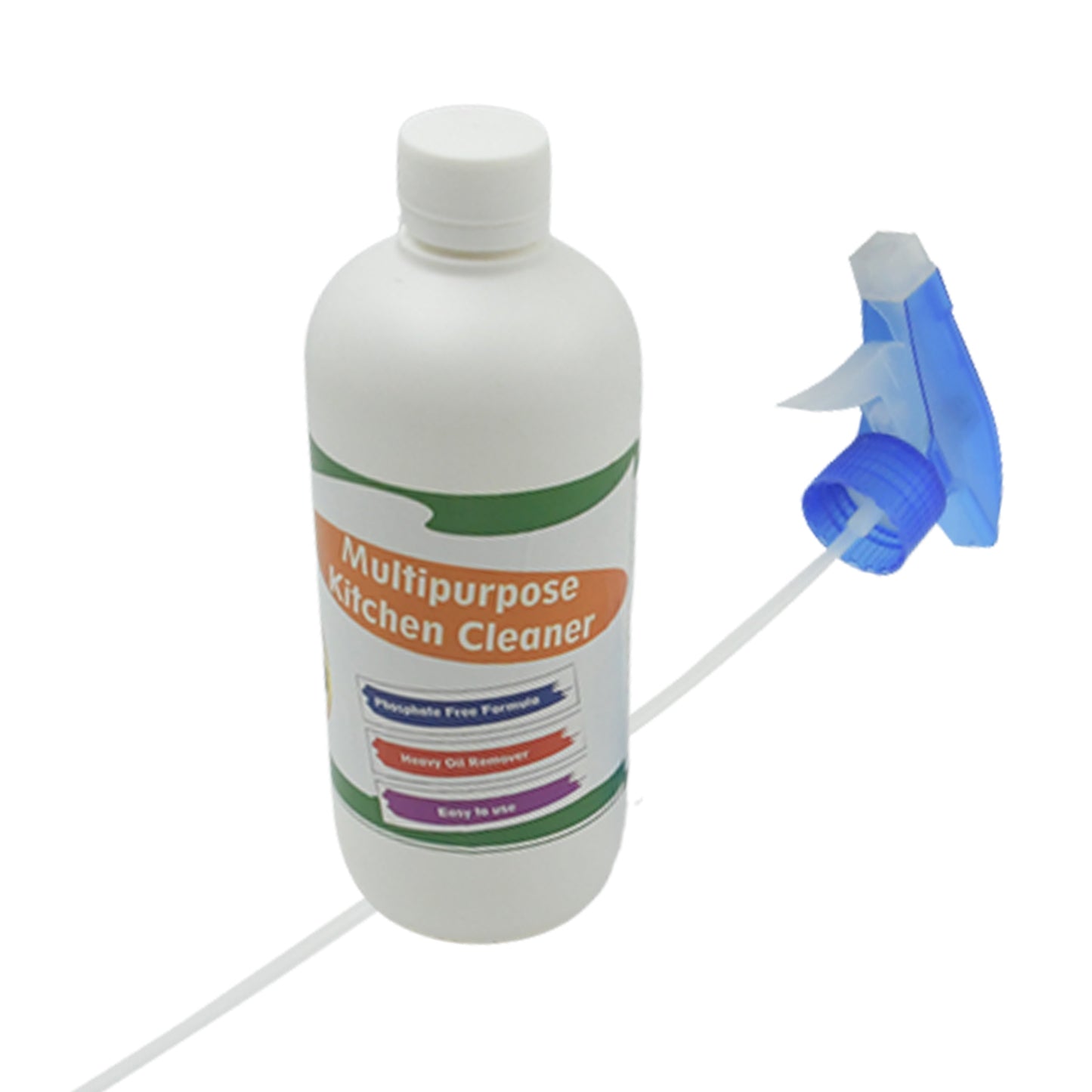 Kitchen Cleaner Spray Oil  Grease Stain Remover Stove  Chimney Cleaner Spray Non-flammable Nontoxic Magic Degreaser Spray For Kitchen Gas Stove Cleaning Spray (Approx 500ml) - Happy Price - Image 3