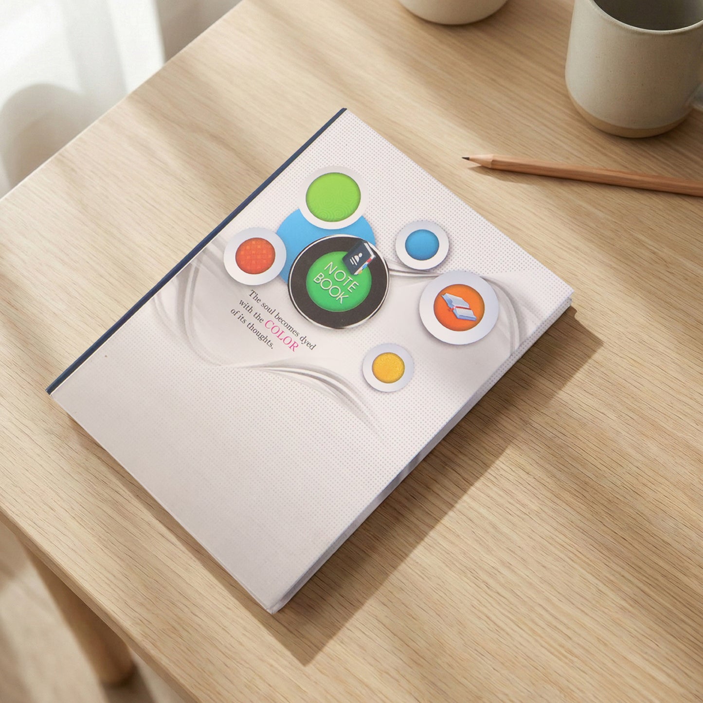 Hardbound Ruled Notebook, 1 Pc, 100 Pages, 240x180mm - Happy Price - Image 6