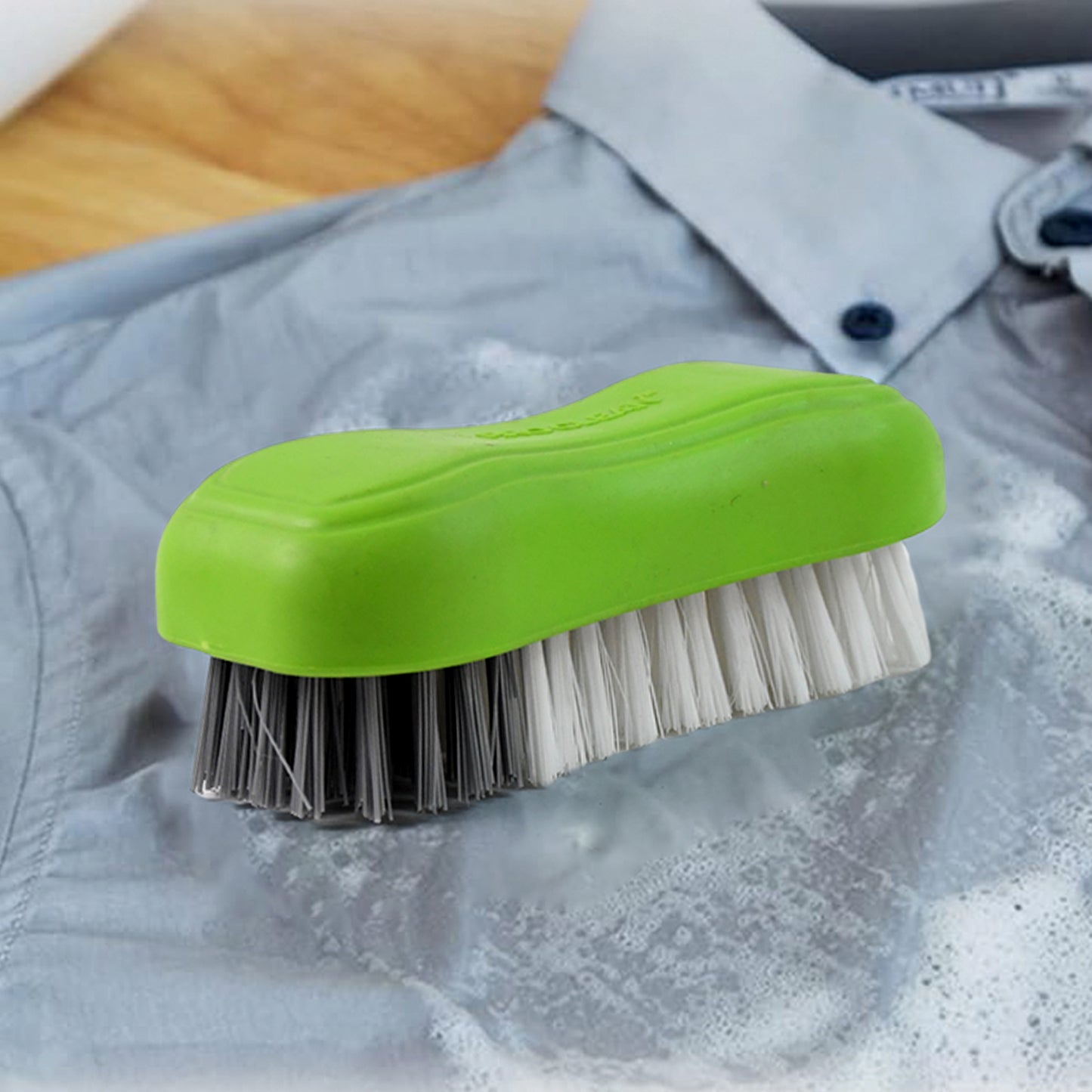 Pro Clean Multi-purpose Cloth Washing Brush With Plastic Handle (1 Pc) - Happy Price - Image 5