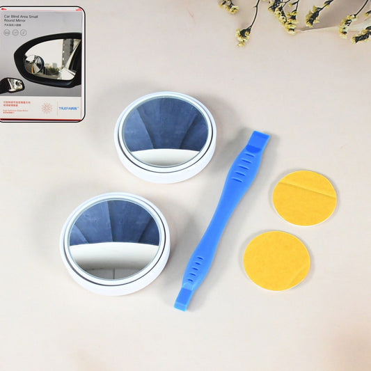 Car Blind Spot Side Mirror Round With Heavy Duty Plastic Spudger Pry Tool (2 Pcs Set) - Happy Price - Image 1