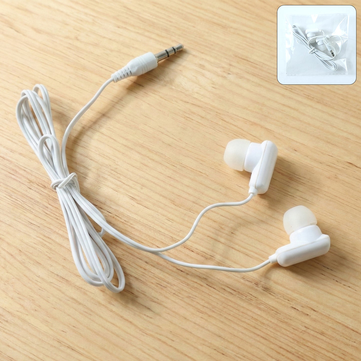 Classic Wired In-Ear Earphones with 3.5mm Jack (1 Pc) - Happy Price - Image 2