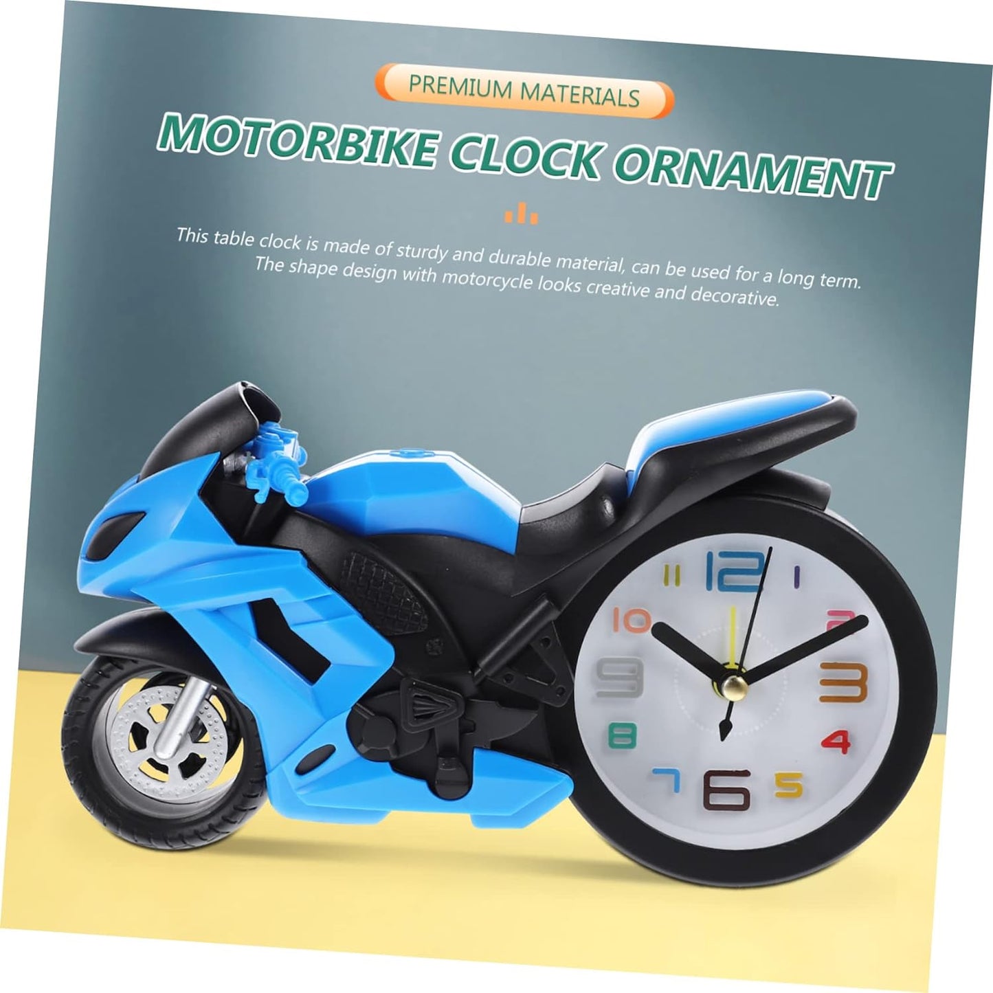 Fashioned Alarm Clock Novelty Retro Motorcycle  Motorbike Engine Style Clocks Alarm Clock Desktop Decoration Kids Gift - Happy Price - Image 6