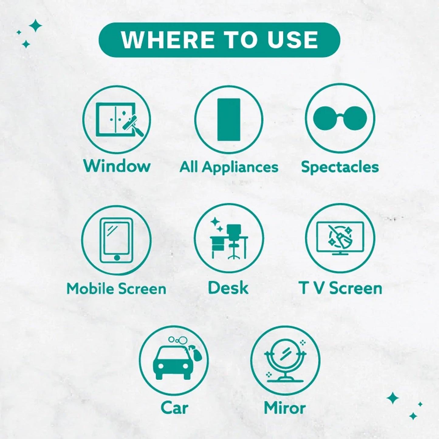 Pollic Kadam Concentrated Glass & Mirror Cleaner Sachet - 15 Gm - Happy Price - Image 6