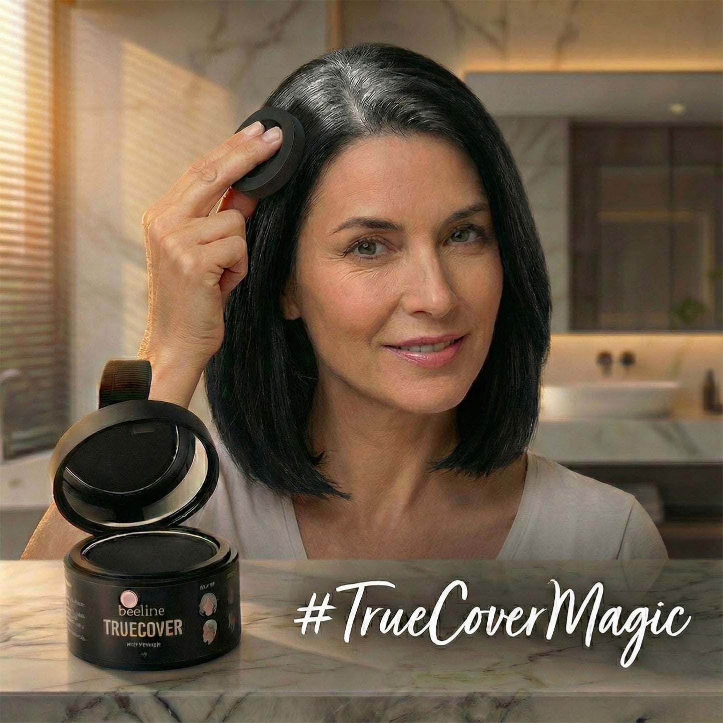 Instant Hair Root Touch-Up Powder - 4 Gm Black - Happy Price - Image 5