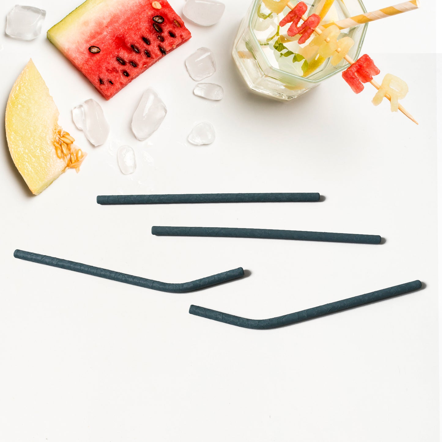 Reusable Stainless Steel Straw With Cleaning Brush Long Drinking Straws For Coffee Tumbler Travel Mug Cup Dishwasher Safe For Toddlers  Kids (5 Pcs Set) - Happy Price - Image 5