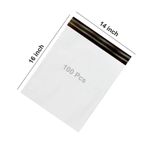 Pod Pouch Secure Tamper Proof Courier Bags100 Pcs (14 X 16 Inch) - Happy Price - Image 1